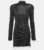 [Rotate] Rotate Sequined minidress AU 14 black