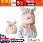 Microfiber Hair Towel Wrap Kids, Unicorn Dry Hair Cap Set with Hair Scrunchies,