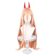 Lvmey Power Cosplay Wig Chainsaw Man Cosplay Anime Wig Heat Resistant Wig_