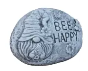 Latex gnome rock mold Plaster Concrete casting bee mould 5"L x 3.5"W x 1.5"H