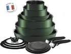 Tefal Ingenio Induction Platinum 14 Piece Cookware Set Forest Green
