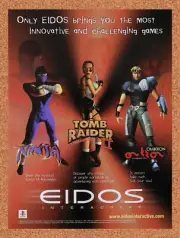 1997 Eidos PS1 Games Original Advertisement / Retro Wall Art v12