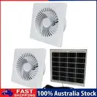 Solar 12V Exhaust Fan Wall Mounted Vent Fans for Bathroom Kitchen Toilet