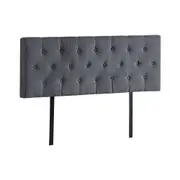 Queen Size | Deluxe Headboard Bedhead (Grey)