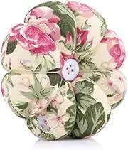 Cechoayuu Needlestick, Elastic Wrist Band, Floral Pin Cushion, Sewing Tool (Size 13)