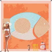 New Beach Blanket, Sandproof Beach Mat, Waterproof Quick Drying Lightwei.