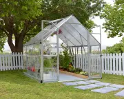 Maze Walk in Polycarbonate Greenhouse 8ft x 8ft