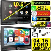 04-16 FORD MERCURY CD/DVD BLUETOOTH APPLE CARPLAY ANDROID AUTO CAR RADIO STEREO (for: Ford)