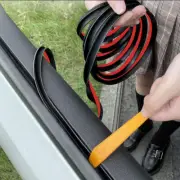 Car Door Side Window Trim Edge Moulding Rubber Weatherstrip V-Shape Seal Strip (for: Ford)