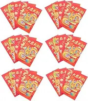 DOITOOL 30pcs Lunar Year Red Envelopes Chinese Year Money Packets Festive Patterns for Lucky Money Styles for Spring Festival Celebrations