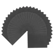 30pcs Sandpaper 120 Grit Hook and Loop Backing Abrasive Wet Dry Sanding Sheets