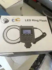 HD-130 Flash Light Macro 48LEDS Ring Light for Nikon/ Canon Hot Shoe DSLR Camera