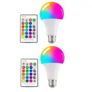 Color Changing Light Bulb with Remote 16 Color Multicolor RGB Flood Light7883