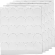 Toyvian Heavy Duty Double-sided Tape Dots 125pcs Acrylic Adhesive Dots Paint Safe Wall Adhesive Removable Double-sided Stickers for Soundproofing