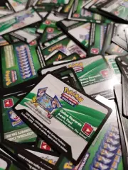 Pokémon TCG 50 Online Code Cards Unused from Random Sets/Collection Boxes