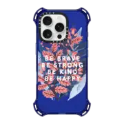 iPhone 16 Pro Bounce Case MagSafe Compatible Be Brave, Be Strong by Papio Press