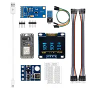 ESP8266 Weather Station Kit 0.96" OLED IIC Display For Arduino IDE IoT Starter G