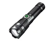 C90 LED High-brightness Flashlight USB Aluminum Alloy Waterproof Zoom High-power Flashlight for Outdoor Activity Hiking