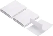sourcing map 16set Hook and Loop Strips with Adhesive 4.3"x6" Double Sided Hook and Loop Tape Nylon Self Sticky Fastener for Home Office Car, White