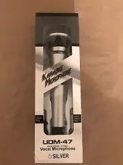 Silver Karaoke Microphone. UDM-47