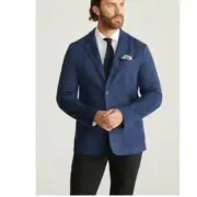 Robert Graham Men's Blue Faux Suede Blazer Size M, L