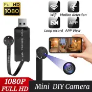 1080P HD DIY Mini Camera Motion Detection Camcorder Wifi IP Home Security Cam
