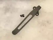 Matte Gray Titanium Deep Carry Pocket Clip Made For Kershaw Blur 1670 Knife