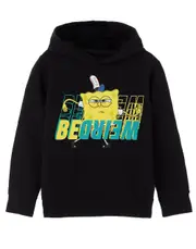 SpongeBob SquarePants Boys Hoodie Black Be Weird 11-12 Years