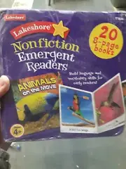 Lakeshore Learning Emergent Readers Box of 20 Books NEW - ANIMALS