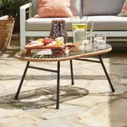 Mimosa Wicker Butterfly Natural Coffee Table