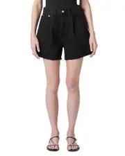 Agolde Rhoda Pleated A Line Shorts