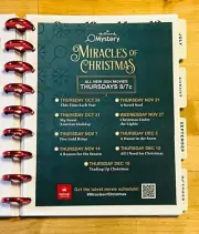Hallmark Xmas & Mystery Movie Schedule 2024 Dashboard 4 use with HAPPY Planner-