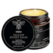 1-3x Organic Grass-Fed Beef Tallow Balm with Raw Honey 2pcs