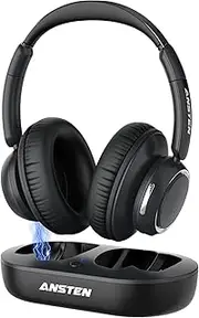 Wireless Headphones for TV Listening, TV Headphones Wireless with Charging Dock, Plug and Play, 45 Hrs Audio Playtime, No Audio Delay