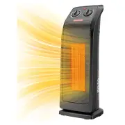 "[US Direct] ECOWELL 18"" Tower Heater for Indoor Use, 1500W Fast Heating Ceramic Electric Heater with Thermostat, 3 Modes"