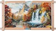 Embroidery Tapestry Scroll Frame, Cross Stitch Frame, Scroll Embroidery&Quilting Holder for Cross Stitch, Needlepoint, and Sewing Projects (21.5inch*12inch)