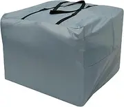 US Cushion Cover Storage Bag with Handles Protective Zippered Cushion Storage Bag Waterproof Outdoor Patio Cushion Storage Bag for Winter Patio Furniture Chair Couch Pillow(1,grey)