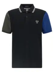 [Comme Des GarçOns Shirt] Comme Des GarçOns Shirt-Comme Des GarçOns Shirt X Fred Perry Polo Nero-Uomo XL