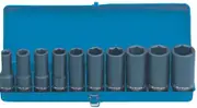 Rytool DL410DAS - Deep Impact Socket Set 1/2" Drive AF