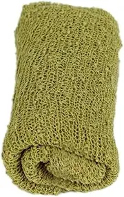 POPETPOP Photography Stretch Wrap Soft Photo Prop for Swaddling Versatile DIY Maternity Props Grass Green for Milestone Photos