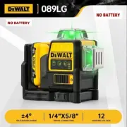 DEWALT DW089LG Laser Level 12 Line 3 x 360 Green Beam 12V, No Battery Included