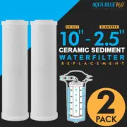 2X Ceramic filter - replaces all 10inch drop down housing for countertop