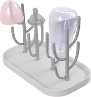 Drying Rack Baby Bottles with Base, Creative Tree Branch Baby Bottle Bottle Accessories Dryer Holder for Bottles, Teats Cups and Accessories
