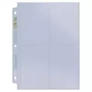 Box of 100 Ultra Pro Platinum Series Pages 4-Pocket