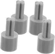 Motor Adapter Wheel Connectors 4 Pack for DIY Toy Car Assembly Robotics Projects Grey