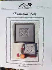 Tranquil Sky Cross Stitch Leaflet 10 Mandala Series 1 Amaryllis Artworks-RARE