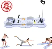 Pilates Board Foldable Reformer Set 5-in-1 Sliding Home Workout Upgraded Machine