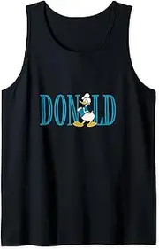 [Disney] Mickey and Friends Donald Duck Lettering Classic Tank Top
