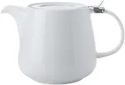 Maxwell & Williams White Basics Teapot with Infuser 600ML White Gift Boxed