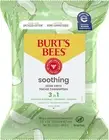 Burt’S Bees Soothing Facial Cleanser and Makeup Remover Towelettes with Aloe Ver